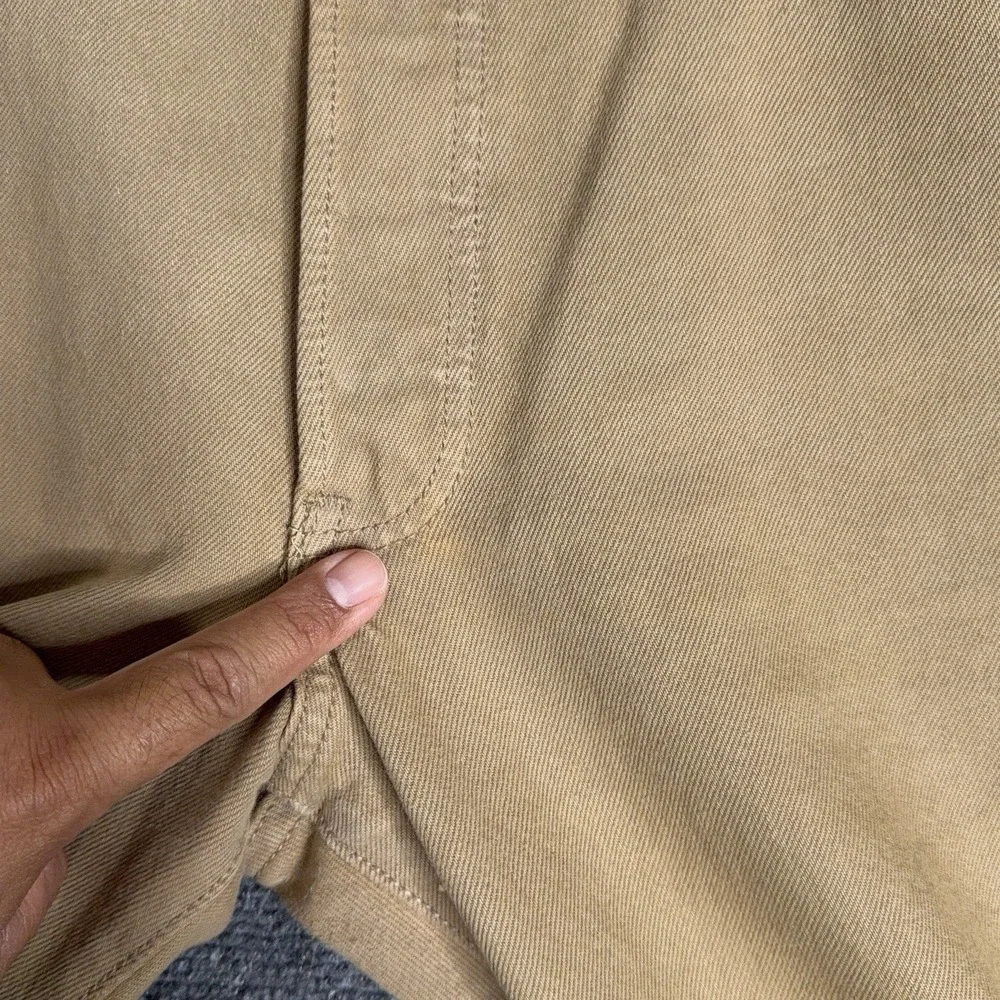 Vintage Levis 501 Jeans Mens 34x30 Brown Button Fly Straight Leg Denim Y2K
